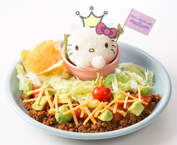 ハローキティのひょっこりタコライス 1,690円(C)1976,2019 SANRIO CO.,LTD.APPROVAL NO.S585334