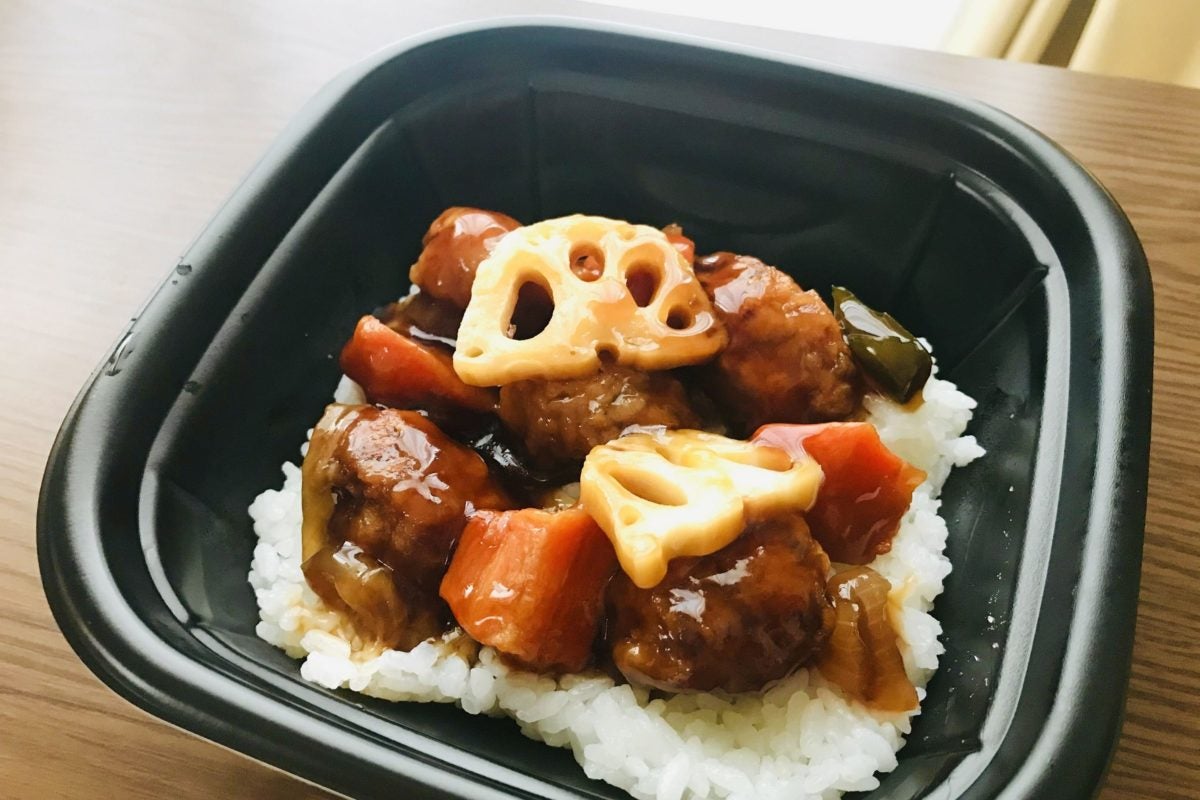 大豆ミートと野菜のあんかけ丼