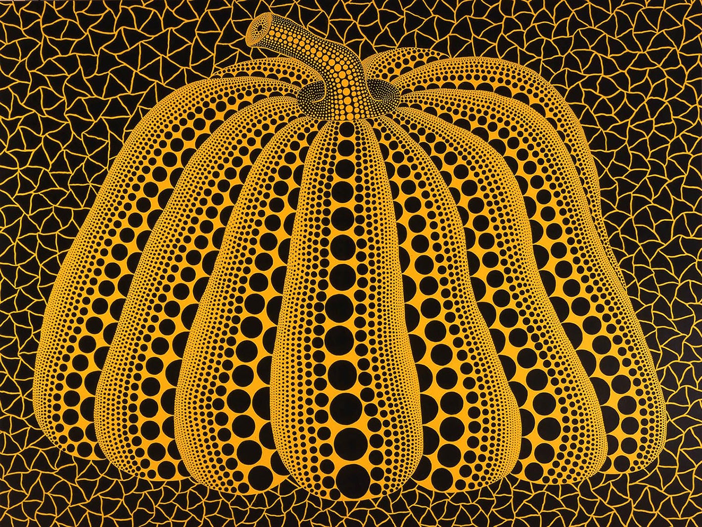 《かぼちゃ》　1999年　松本市美術館（C）YAYOI KUSAMA