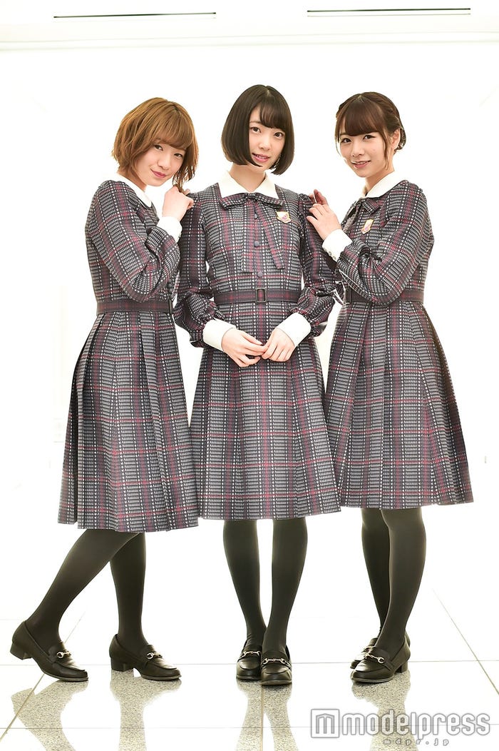 中田花奈、堀未央奈、北野日奈子(C)モデルプレス