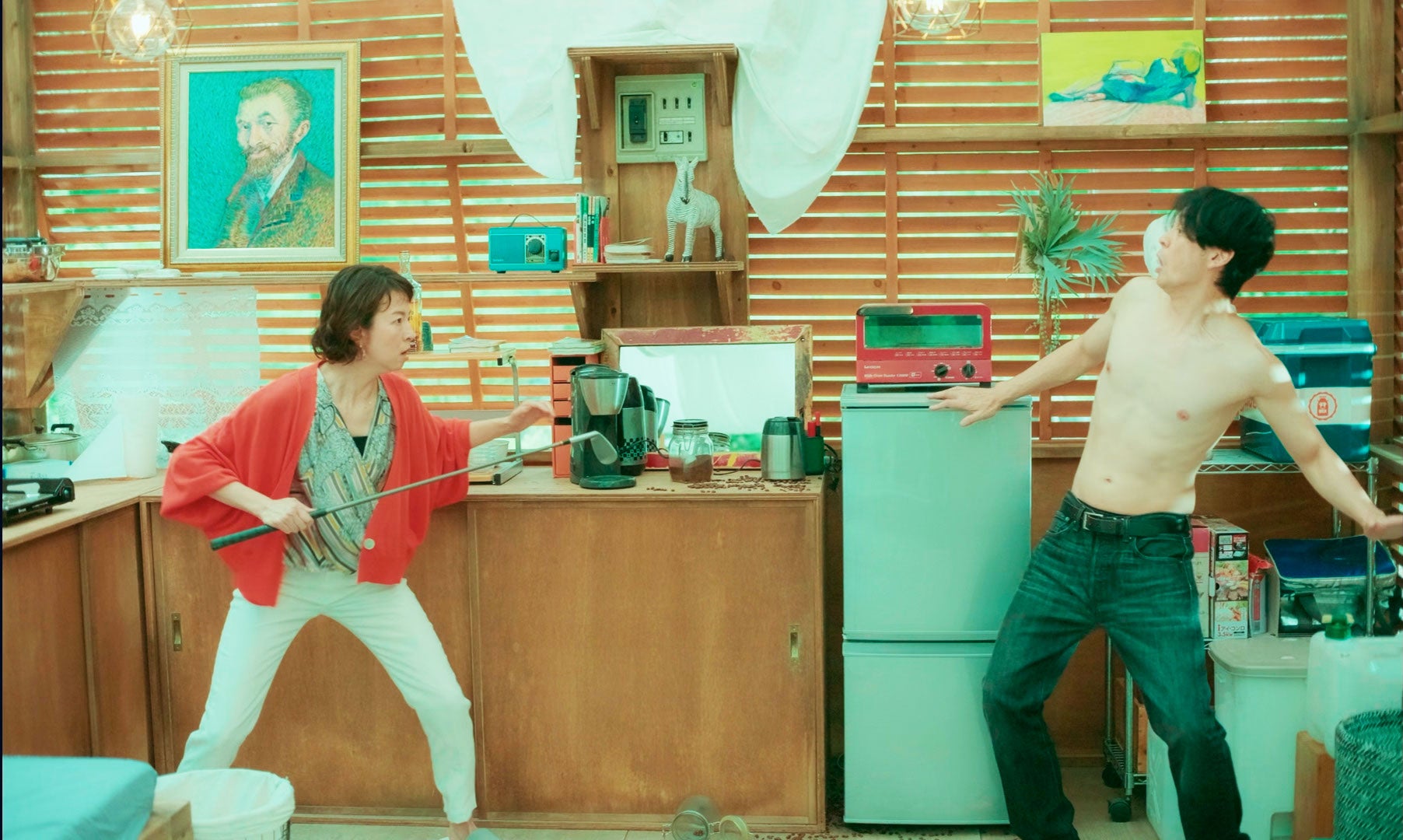 菜葉菜、河相我聞（C）Trysome Bros.