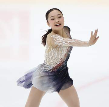 シニアで初国際試合の島田麻央は自己ベストで2位発進「演技的には100点」 フリーへ「自分らしく思い切り」