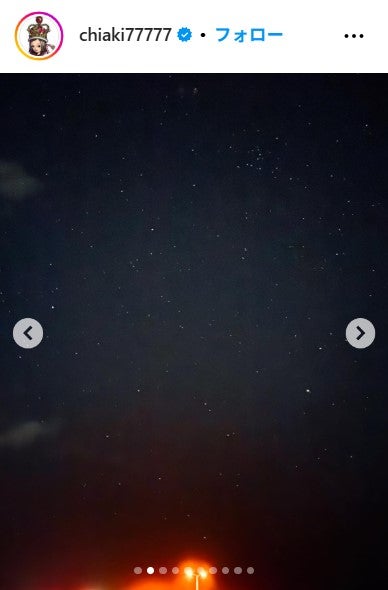 千秋Instagramより