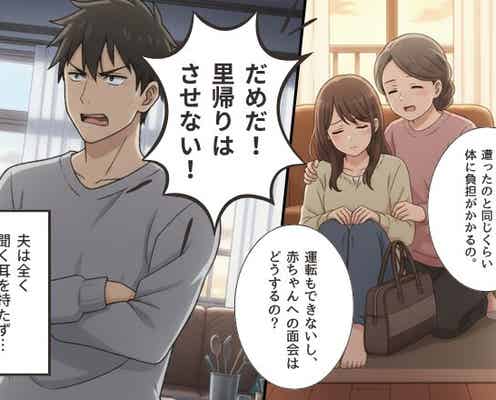早産をして限界寸前の妻に「里帰りはダメだ」と言い放つ夫。両親の説得すら無視した、夫の“考え方”に唖然…