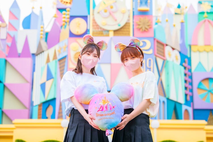 ディズニー 40周年 ガーランド タペストリー がたかっ ミッキー