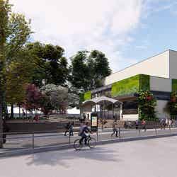 左:劇場A /右:劇場Bエントランス/画像提供:クールジャパンパーク準備株式会社