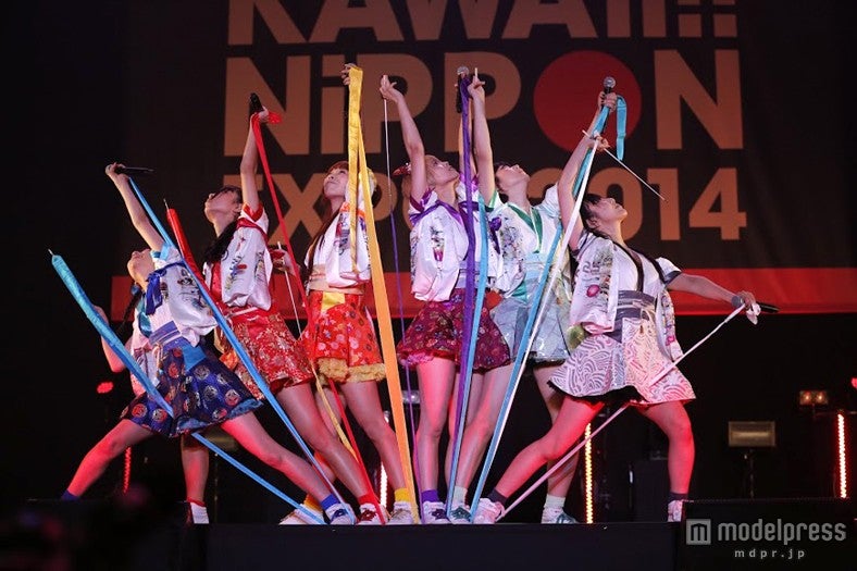 抜群のコンビネーションで「EXPO STAGE」のラストを飾ったでんぱ組.inc