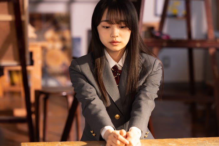 林芽亜里「先生さようなら」第2話より(C)八寿子/小学館/「先生さようなら」製作委員会