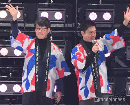 【関コレ2025S/S】吉村大阪府知事&横山大阪市長、名前書かれたうちわ見つけ安堵 万博開催アピール「日本を盛り上げていけたらなと思います」