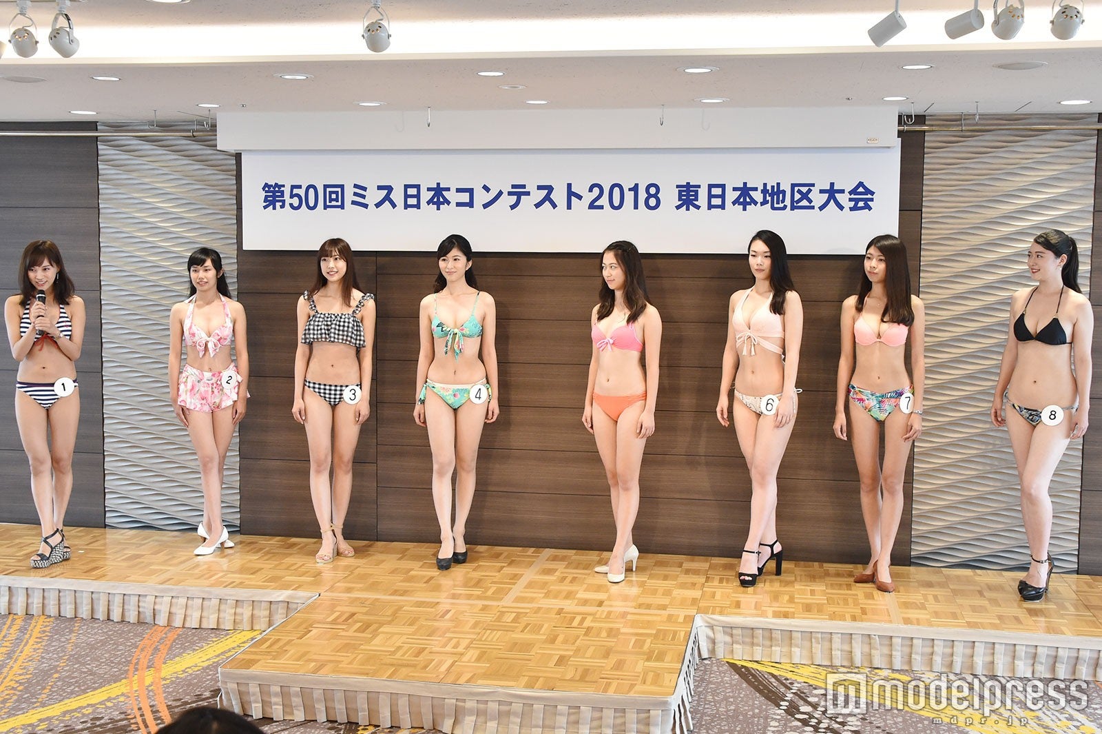 コンテストの様子（C）モデルプレス