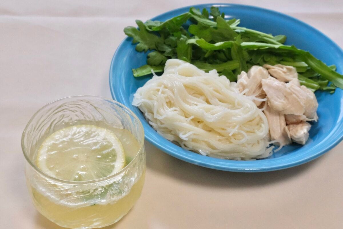 揖保乃糸公認　レモンつけそうめん