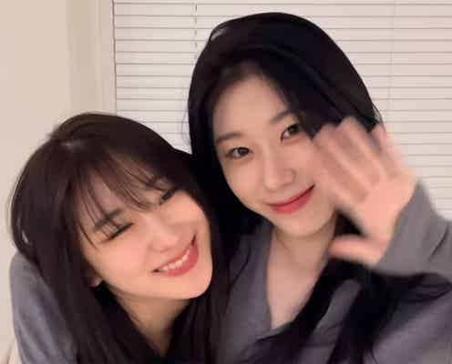 IZ*ONE出身チェヨン&ITZYチェリョン、姉妹密着ショットに反響「最強の家族」