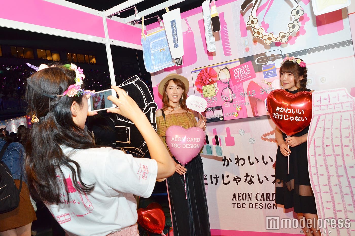 可愛いブースは盛況 (C)モデルプレス