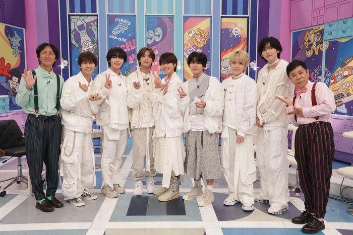 なにわ男子、ナインティナイン(C)フジテレビ