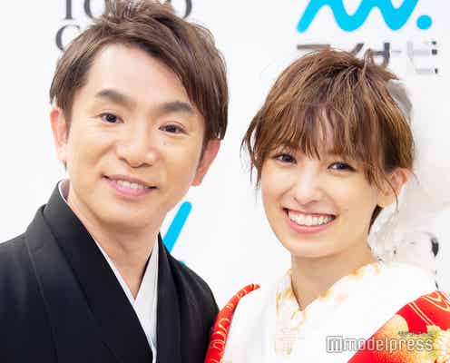 濱口優&南明奈夫妻“ディズニーウエディング”の裏側明かす 公の場初2ショットTGCランウェイ後を直撃