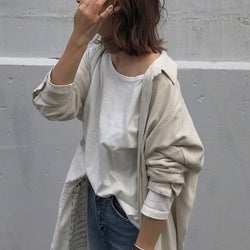 あえて気だる感を演出!この春も《ゆるっとコーデ》がかわいいんです