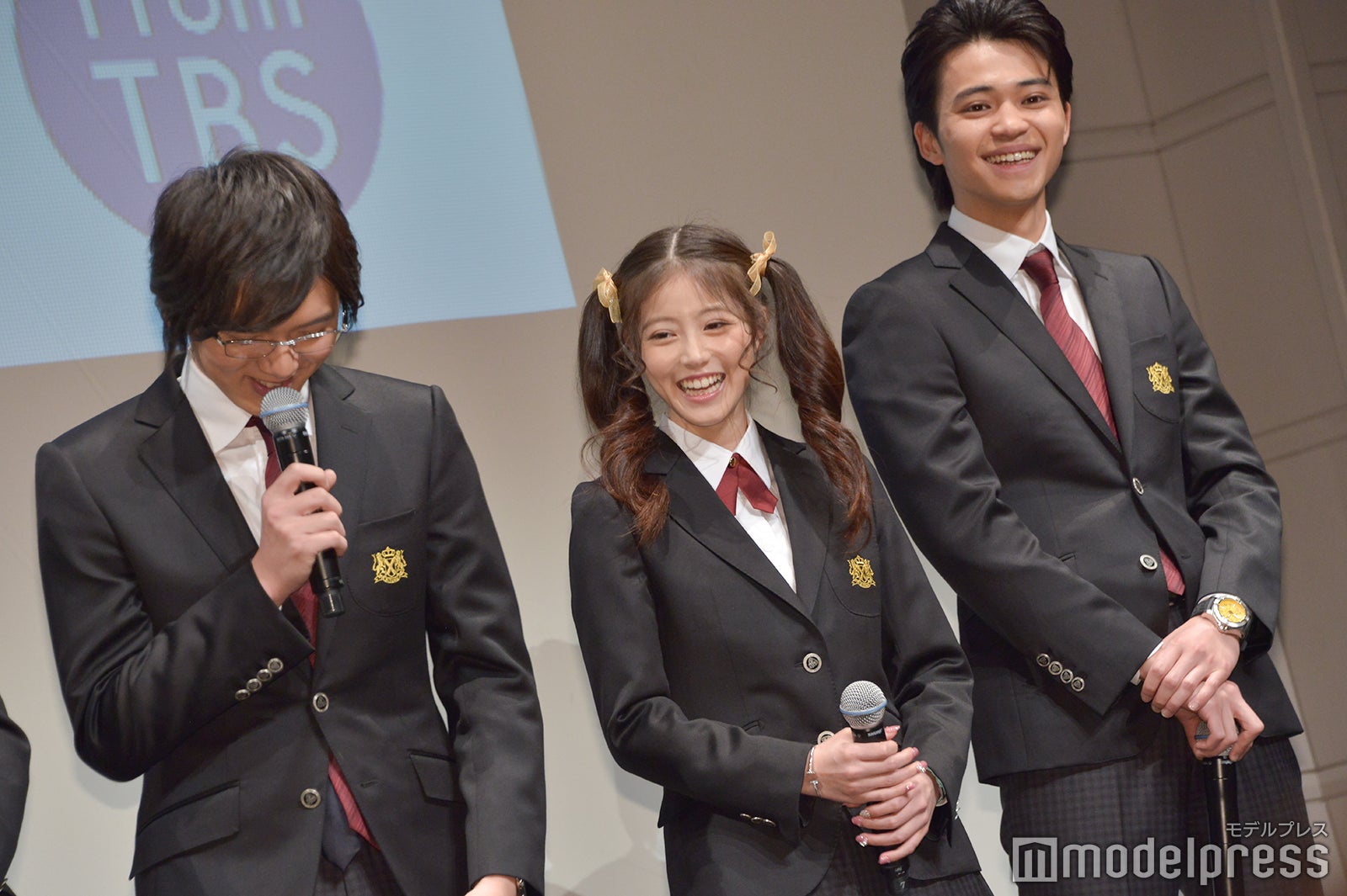 濱田龍臣、今田美桜、中田圭祐 （C）モデルプレス