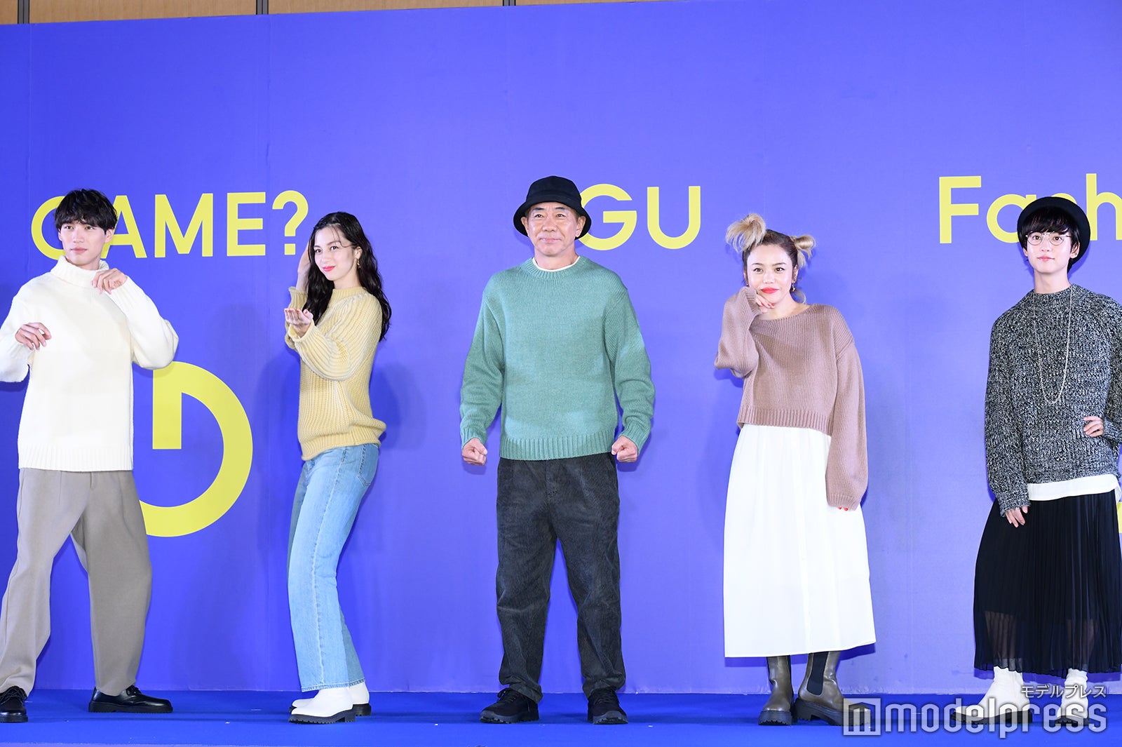 福士蒼汰、中条あやみ、木梨憲武、Chara、ゆうたろう （C）モデルプレス
