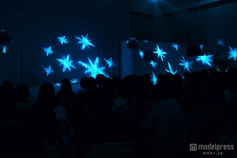 披露宴会場で行うことができる光の演出を披露