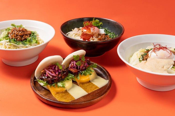 まぜそば 醤油 肉味噌、まぜそば 醤油 控肉、坦坦まぜそば 肉味噌/画像提供:TRANSIT GENERAL OFFICE