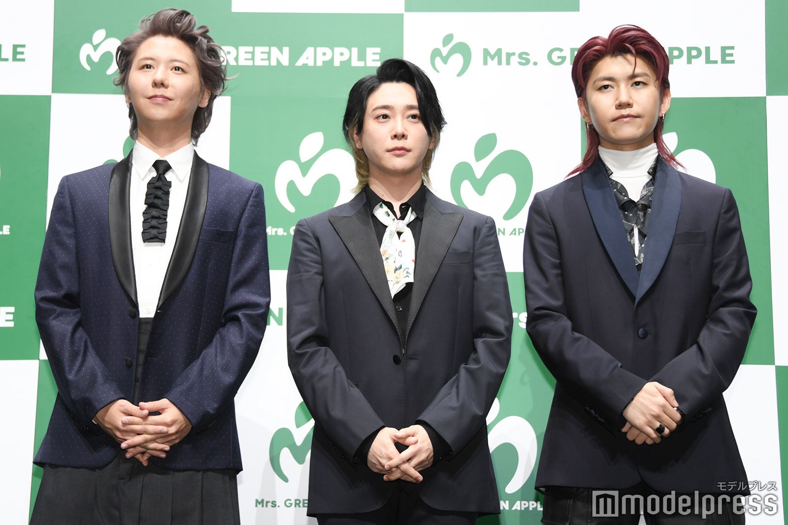 藤澤涼架、大森元貴、若井滉斗／Mrs. GREEN APPLE（C）モデルプレス