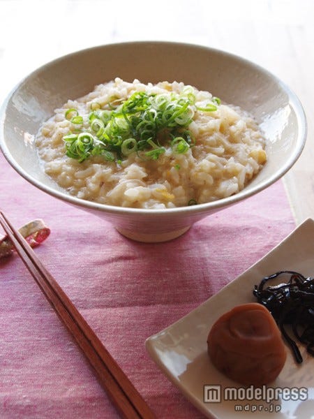 しょうがとネギのぽかぽかおじや