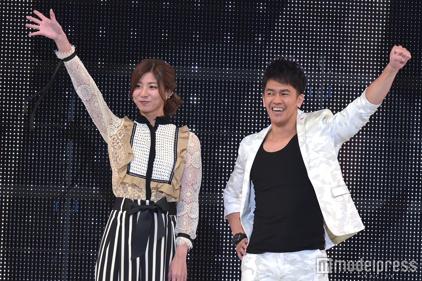 武井壮、青木愛と異色ランウェイ “半端ない飛距離”でショー沸かす＜神コレ2017S／S＞