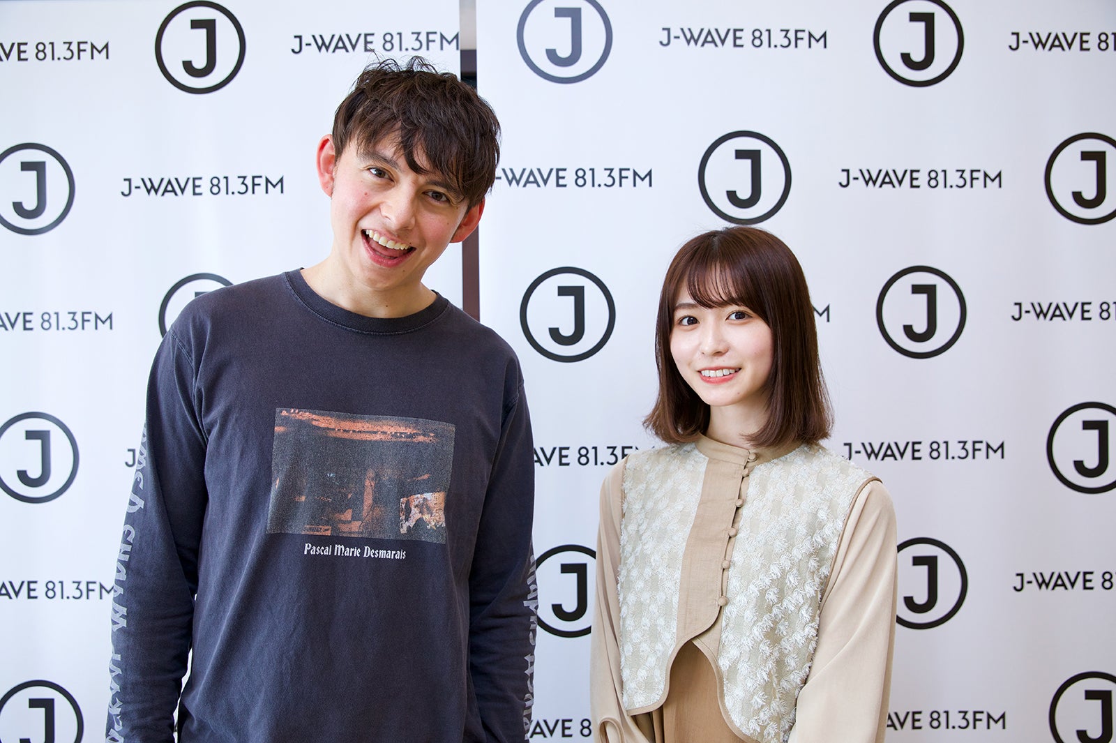 ハリー杉山、長濱ねる （画像提供：J-WAVE）