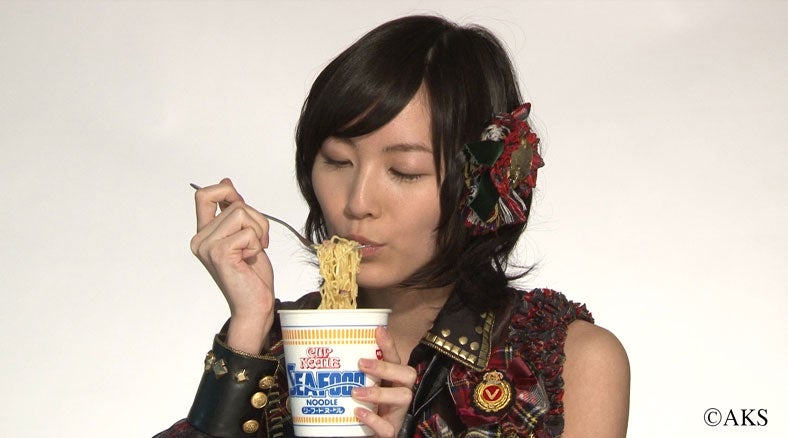 松井珠理奈／カップヌードル「AKB48ふ～ふ～ムービー」
