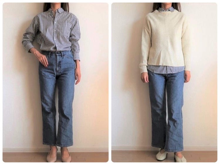 40代女性に推したいユニクロの隠れた名品 メンズの1990円 ストライプシャツ 着こなし実例 モデルプレス 40代女性に推したいユニクロの隠れた名品 メンズの1990円 ストライプシャツ 着こなし実例 モデルプレス