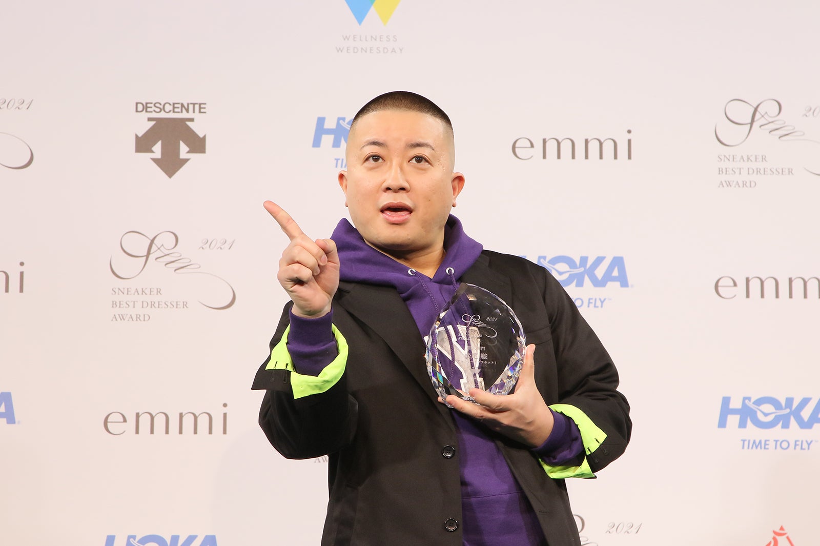 松尾駿／「スニーカーベストドレッサー賞 2021」より