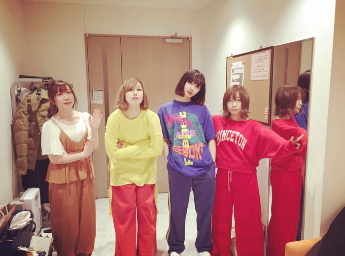 藤本ひかり、佐藤千明、津野米咲、歌川菜穂/佐藤千明オフィシャルブログ(Ameba)より