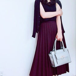30代の大人女子に! プリーツスカートでキチンときれいな秋コーデ9選♪