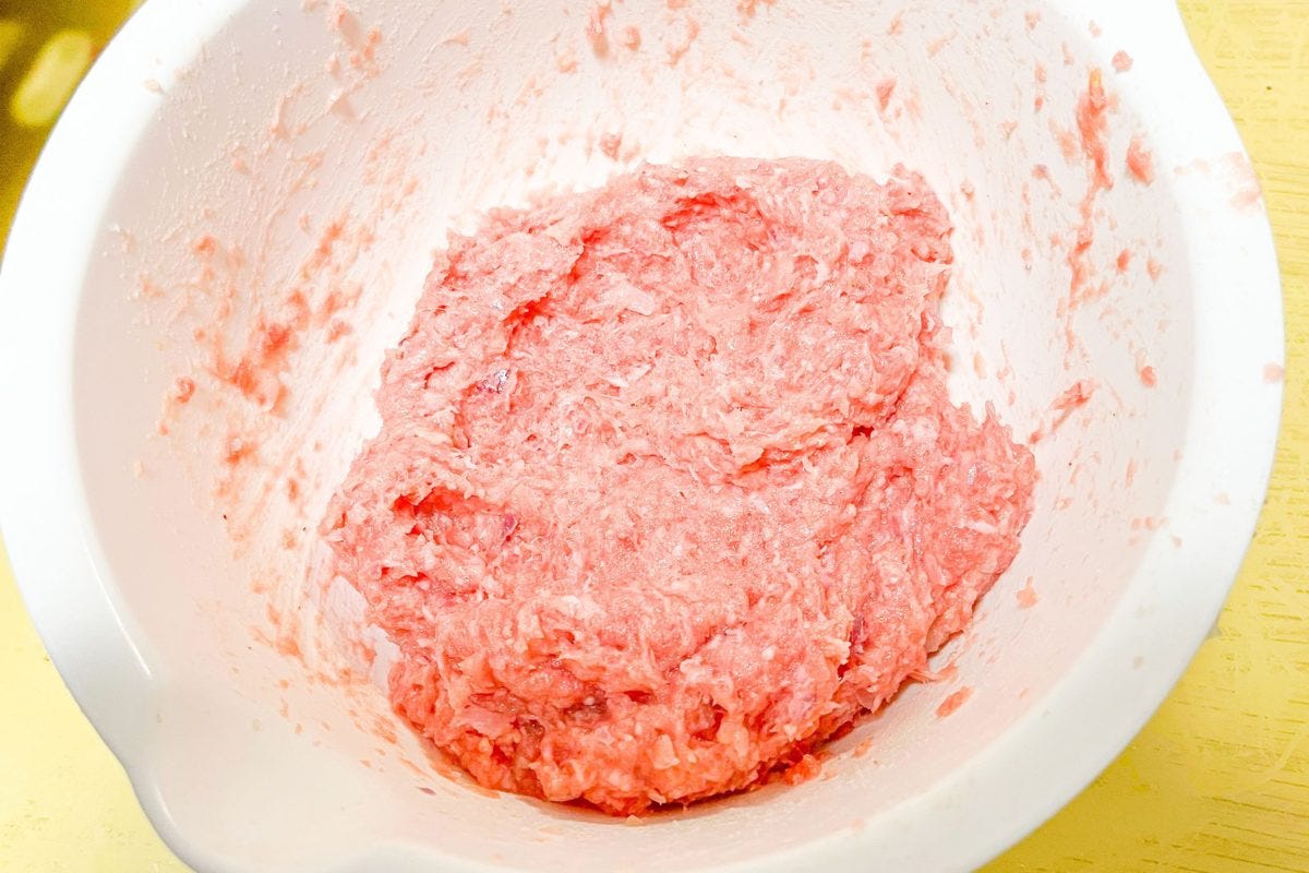 たこ焼きハンバーグ