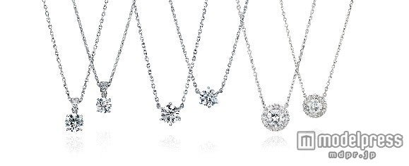 Pt950ひと粒ダイヤモンドネックレス