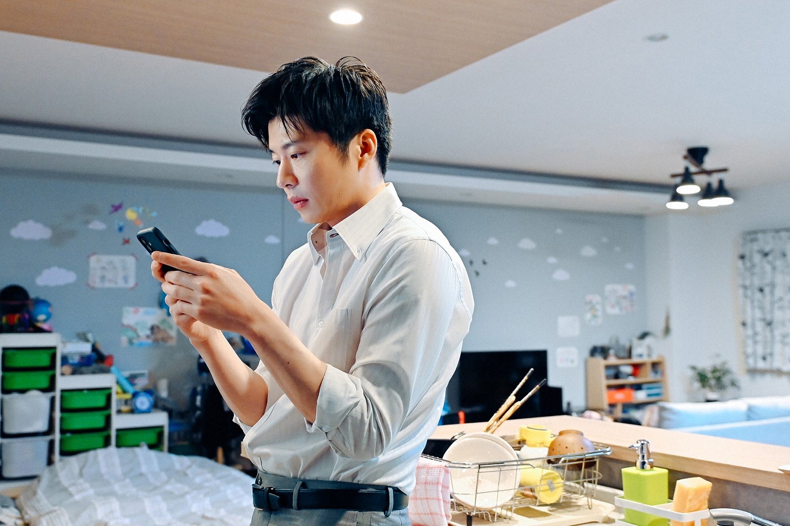 田中圭／「持続可能な恋ですか？～父と娘の結婚行進曲～」第2話より（C）TBS