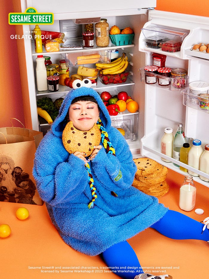 渡辺直美/クッキーモンスターワンピース(提供写真)