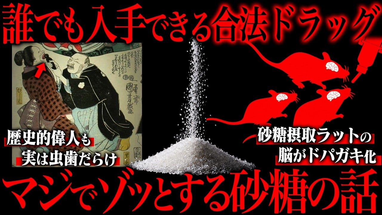 砂糖は誰でも買える合法ドラッグ！？「人間の欲望の歴史そのもの」
