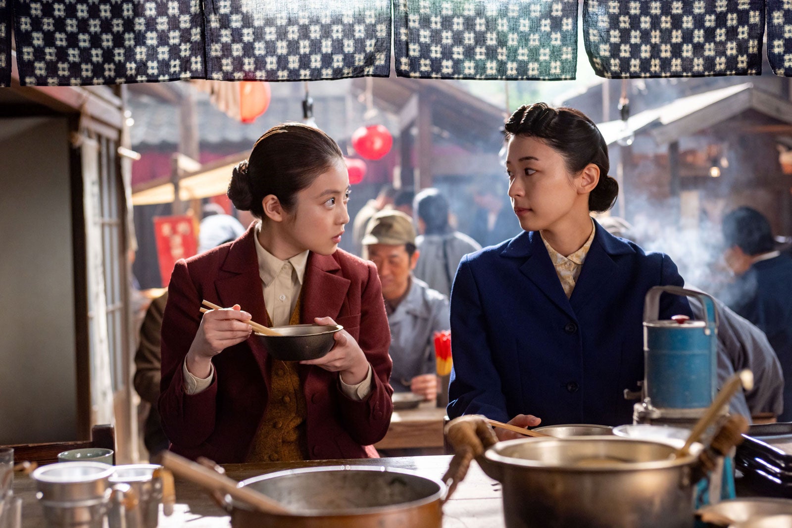 今田美桜、鳴海唯「あんぱん」第68話（C）NHK