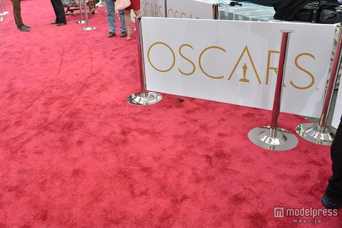 第87回アカデミー賞、レッドカーペット会場準備の様子(米・ドルビー・シアター/画像:モデルプレス)