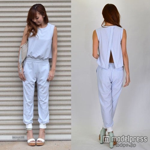 「snidel」バックオープンオールインワン「DOUBLE HEART」16,200円（税込）