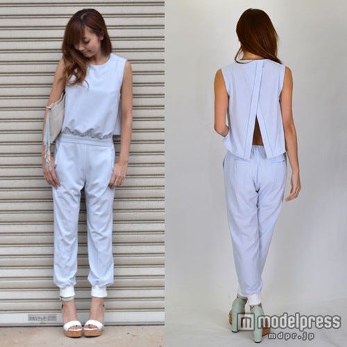 「snidel」バックオープンオールインワン「DOUBLE HEART」16,200円(税込)