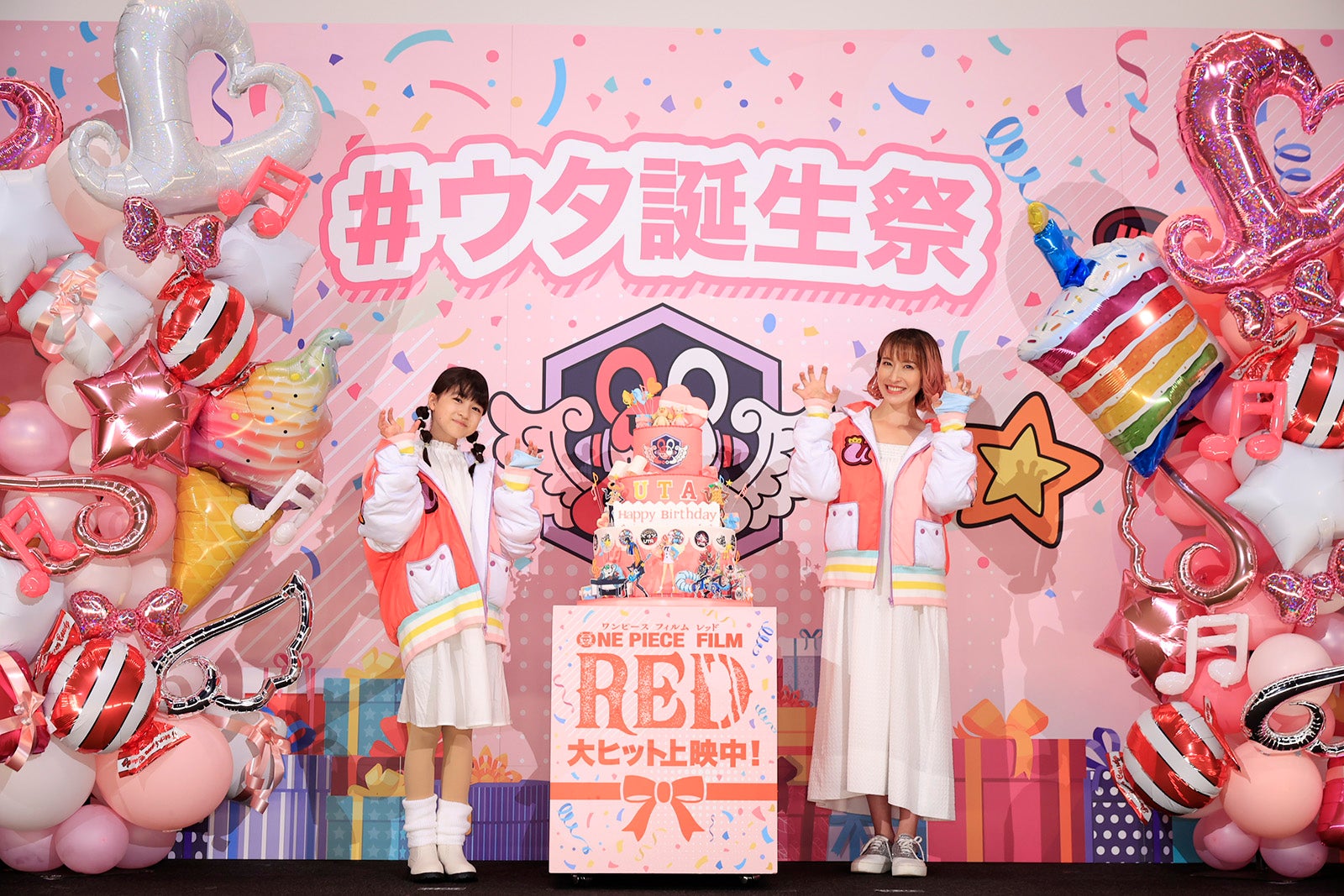 「ONE PIECE FILM RED」ウタ生誕祭開催 新津ちせが“ウタ役”名塚佳織に感涙「本物だなと思って…」
