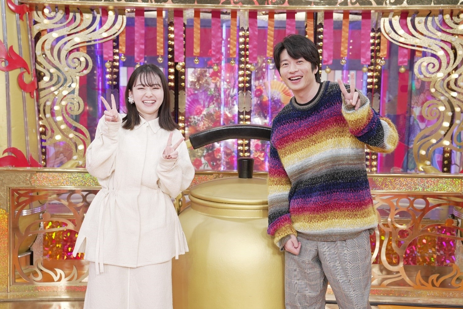 山田杏奈、田中圭（C）日本テレビ