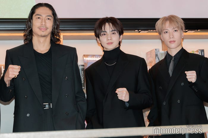 EXILE AKIRA、吉野北人、藤原樹(C)モデルプレス