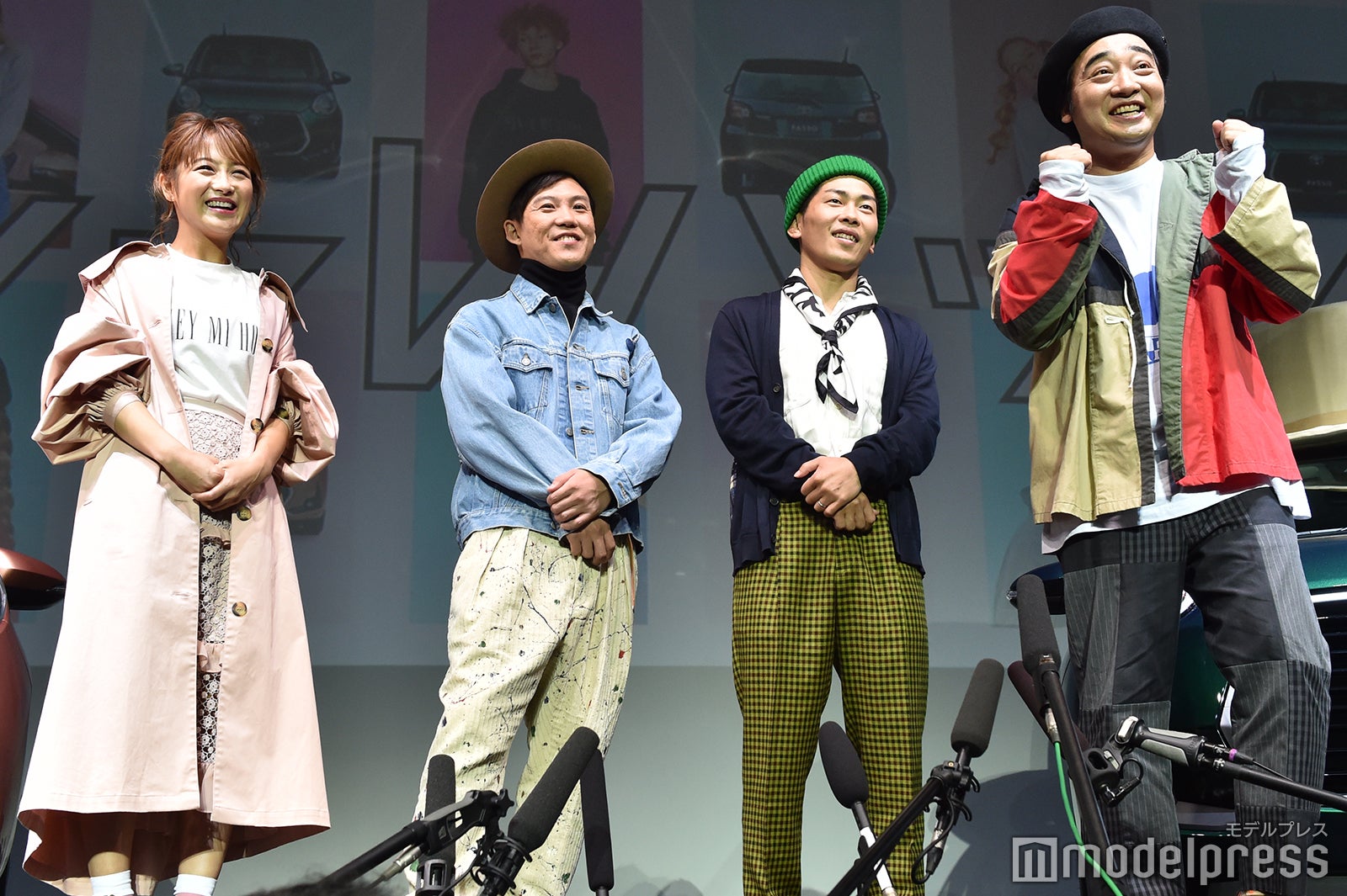 鈴木奈々、おたけ、太田博久、斉藤慎二（C）モデルプレス