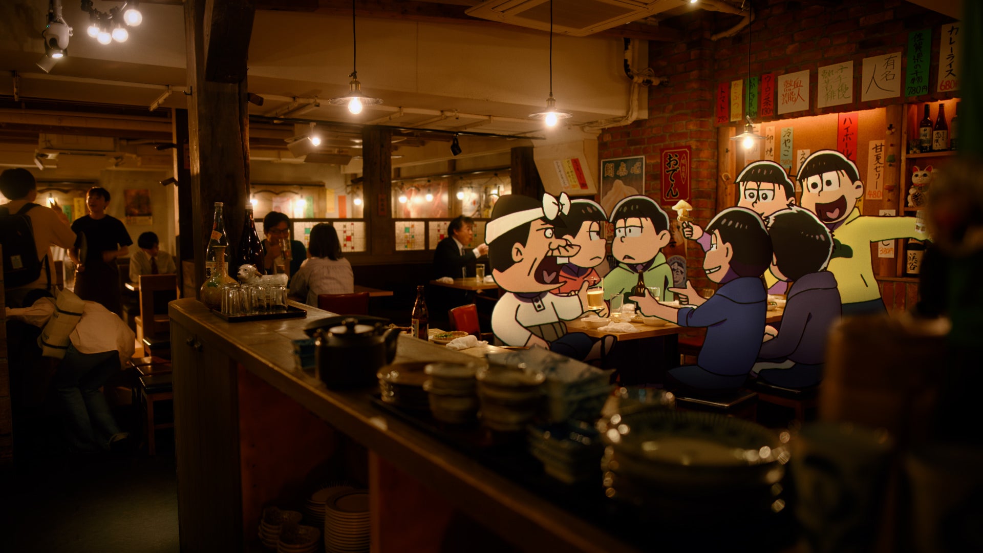 「6つ子とバカボンのパパ」篇（C）赤塚不二夫／おそ松さん製作委員会（C）赤塚不二夫／ぴえろ