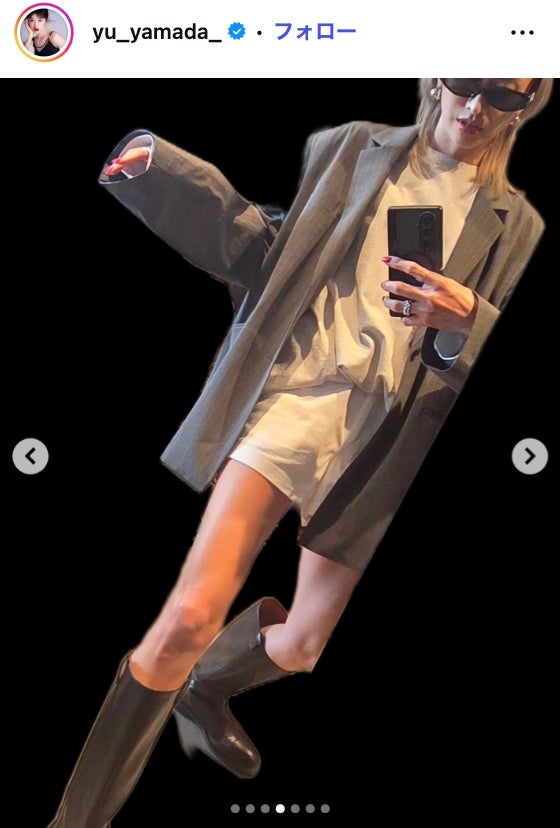 山田優Instagramより