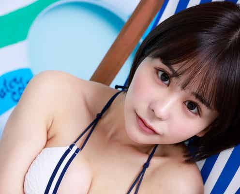 パピコ、たわわバストに釘付け