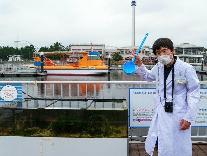 「東京湾ワンダーウォッチャーズ」に参加してSDGsについて学ぼう！（2021年7月8日撮影）